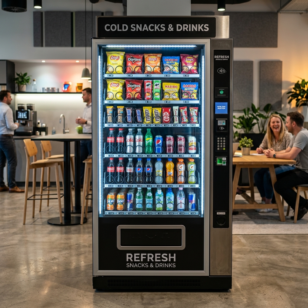 Refrigerated Helical Vending Machines (Snacks & Fresh)